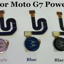 Lector de huella dactilar G7 G7 POWER Home, Sensor de identificación táctil, botón de retorno, Cable flexible para moto G7, 30 piezas