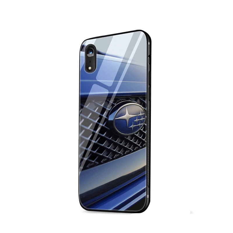 Мобильный чехол для телефона стекло для iPhone 6 6s 7 8 Plus iPhone 11 Pro X XR XS Max 5 5S SE крышка Логотип Subaru - Цвет: G5