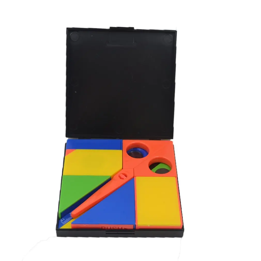 

Stationery Children'S Gifts Stationery Box Toy Set A Fashion Colorful Tangram Puzzle Toy Birthday Gift