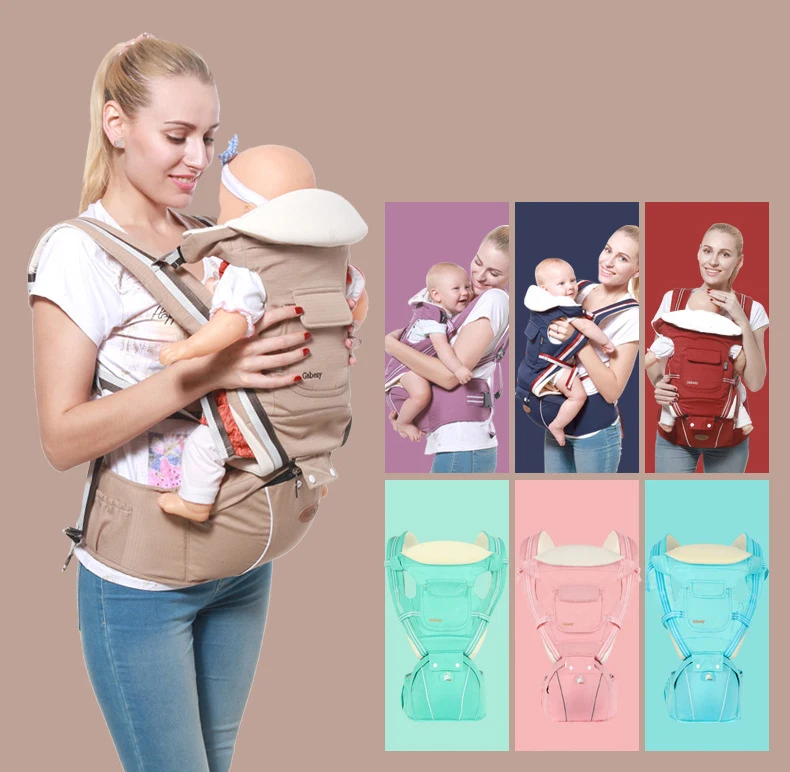 Ergonomic Baby Carrier Sling Baby Wrap Waist Stool Multi-functional Hipseat Belt Backpack Kangaroo Waist Stool