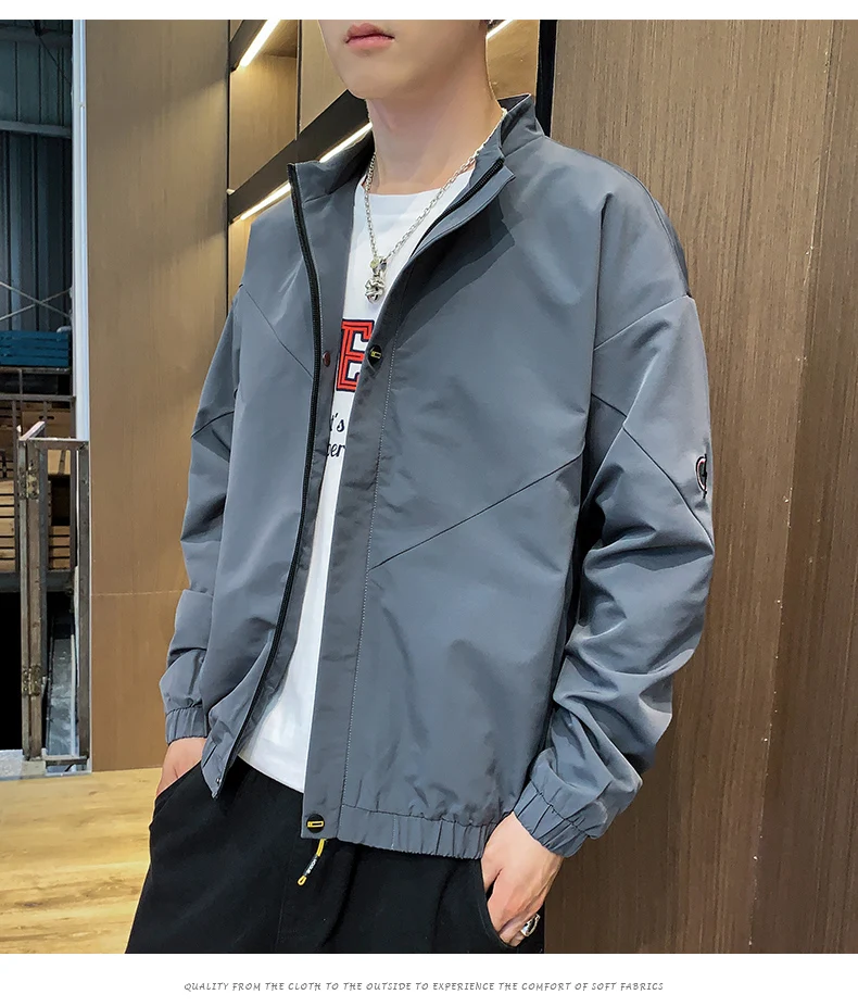 Джинсовая ветровка с капюшоном для мужчин с капюшоном белая Techwear мужская куртка-пузырь парка Homme Casaco GG50dy