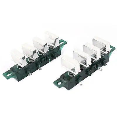 

AC 250V 1A 4 Way Metal Button Green Panel Interlock Pushbutton Switch 2 Pcs