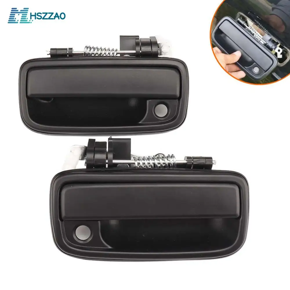 2 Pcs Black Door Door Handle Car Parts Door Handle For Toyota Tacoma HILUX O E:922035020LH/6921035070RH Car accessories