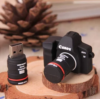 

Cartoon camera usb disk creative gift 16GB fast read and write accessories memory stick mini Nikon sony canon office supplies