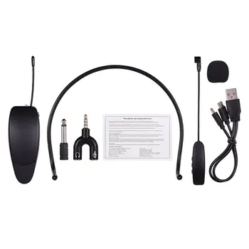 

2.4G Headset Wireless Microphone + 3.5Mm Interface Receiver 2.4G Wireless Transmission 400Mah Headphone Wireless Microphone