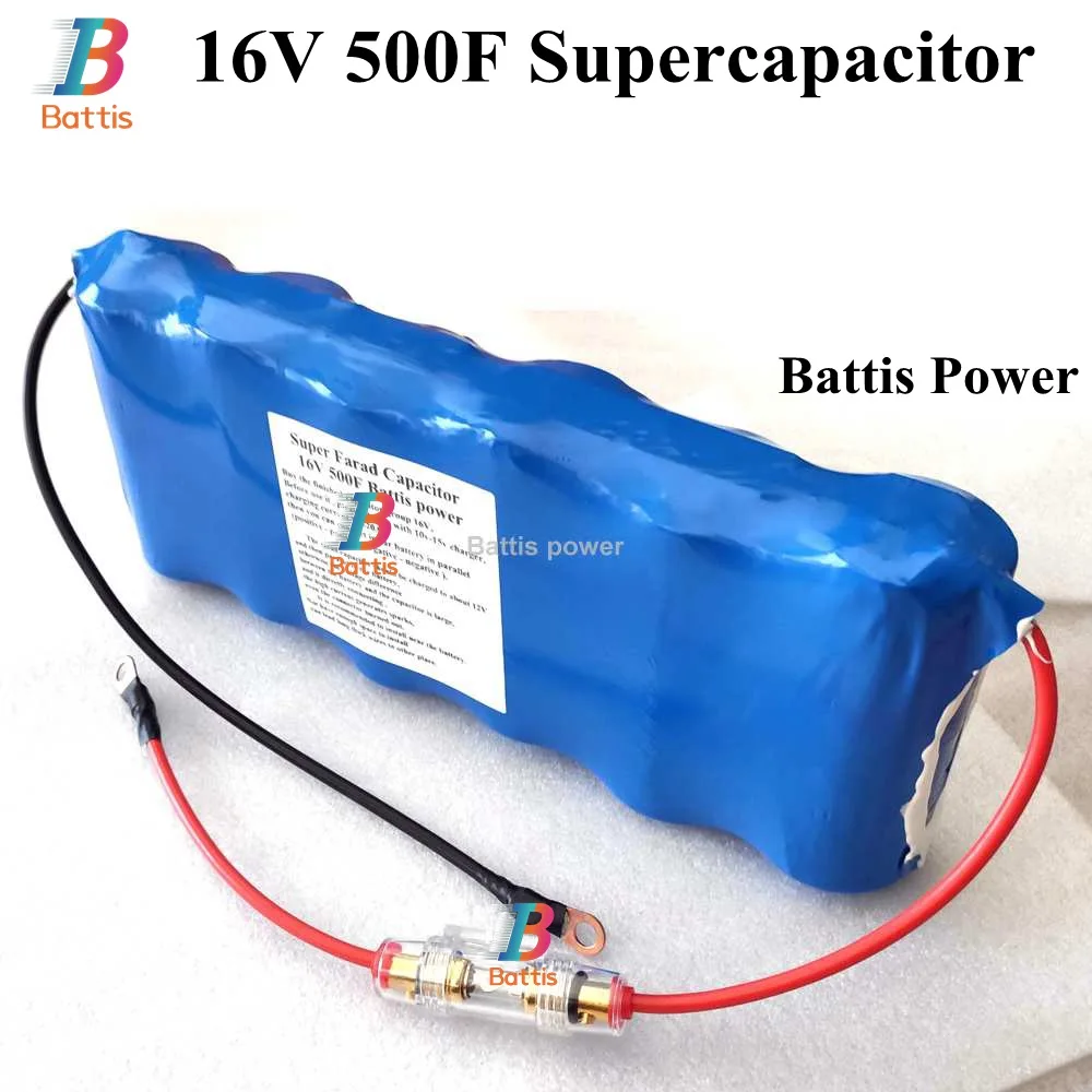 16V 500F суперконденсаторы модуль 15V пусковой мощности двигателя супер фарад