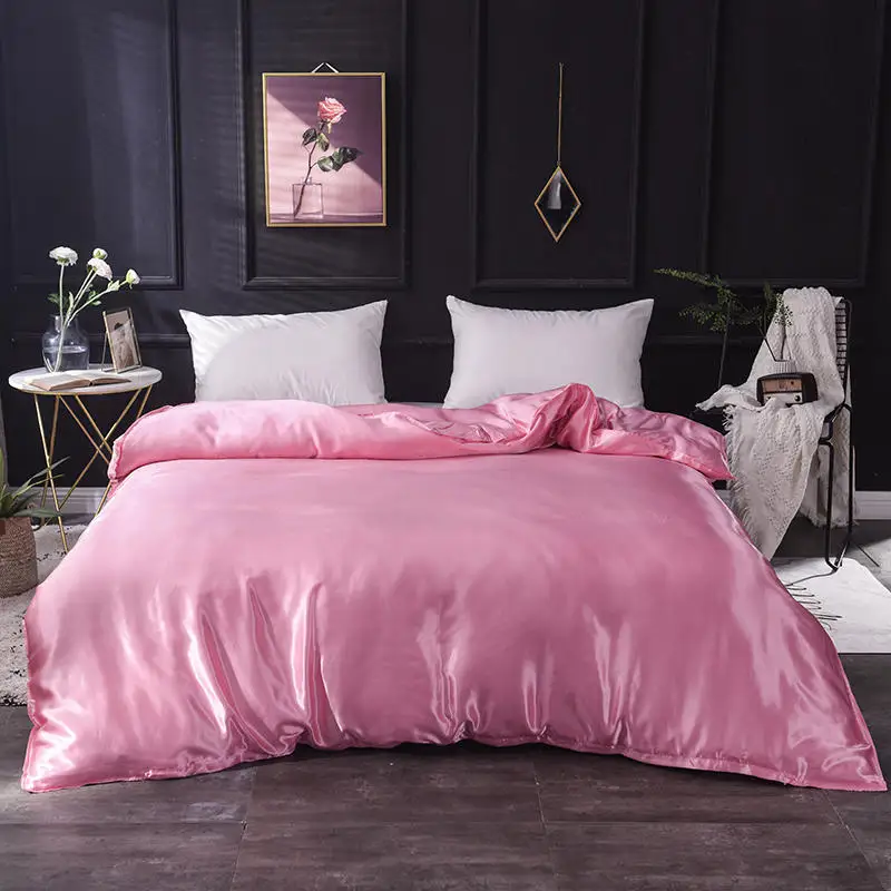 Мягкий и гладкий Одноцветный пододеяльник, элегантный постельный домашний текстиль, товары для сна хорошего качества