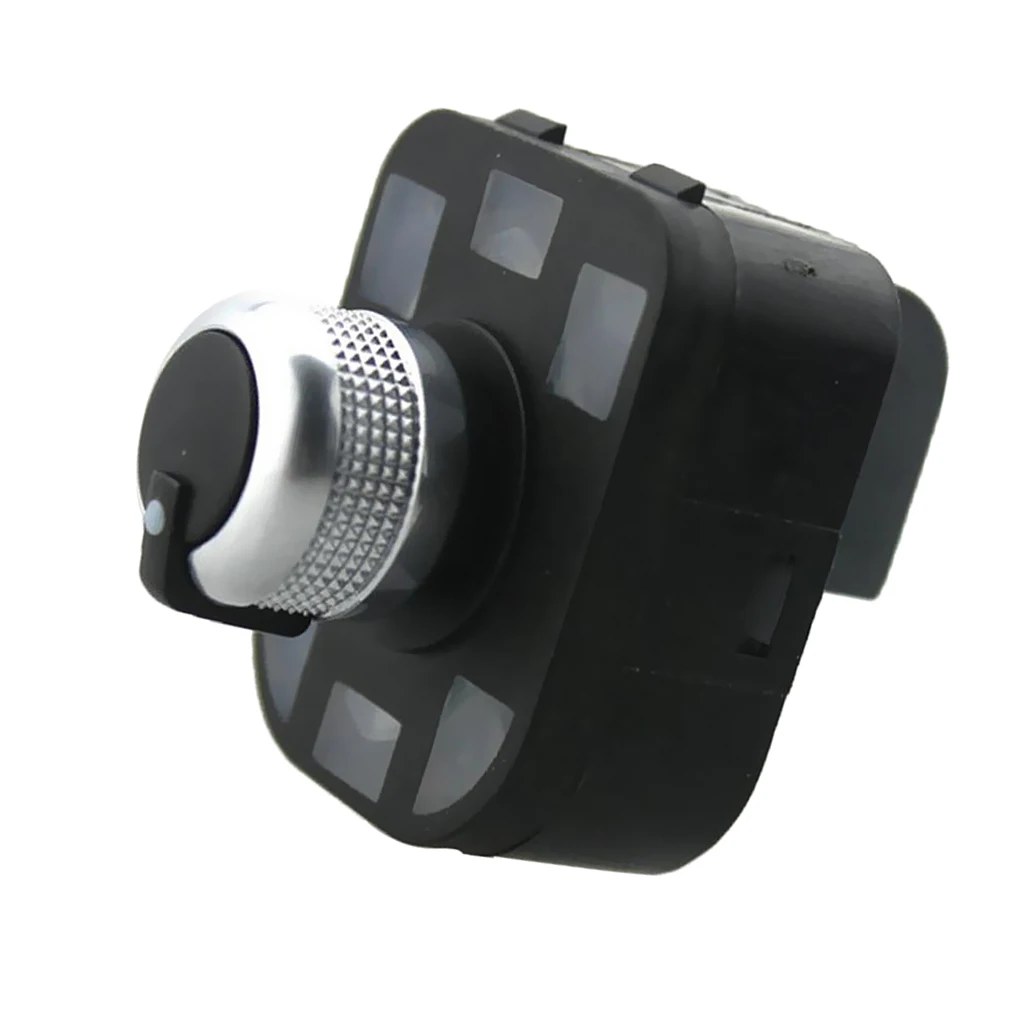 Chrome Mirror Adjust Knob Switch For Audi A6 S6 RS6 A4 B6 B7 A2 A3 TT TTS Q7