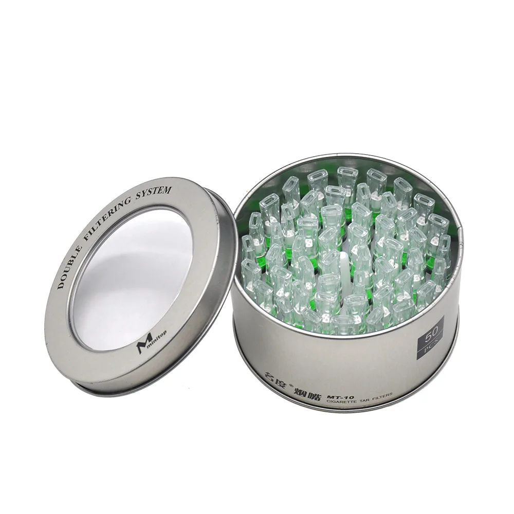 Одноразовые пластиковые фильтры для сигарет HORNET подсказки курильщиков 8 мм