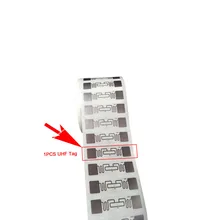100 шт/лот дальний ярлык RFID UHF стикер влажная инкрустация 860-960mhz Alien H3 EPC Global Gen2 ISO18000-6C