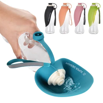 

580 ml Portable Pet Dog Water Bottle Silicone Travel Bowl For Dogs Puppy Drinking Outdoor Water Dispenser Feeder Pet Products