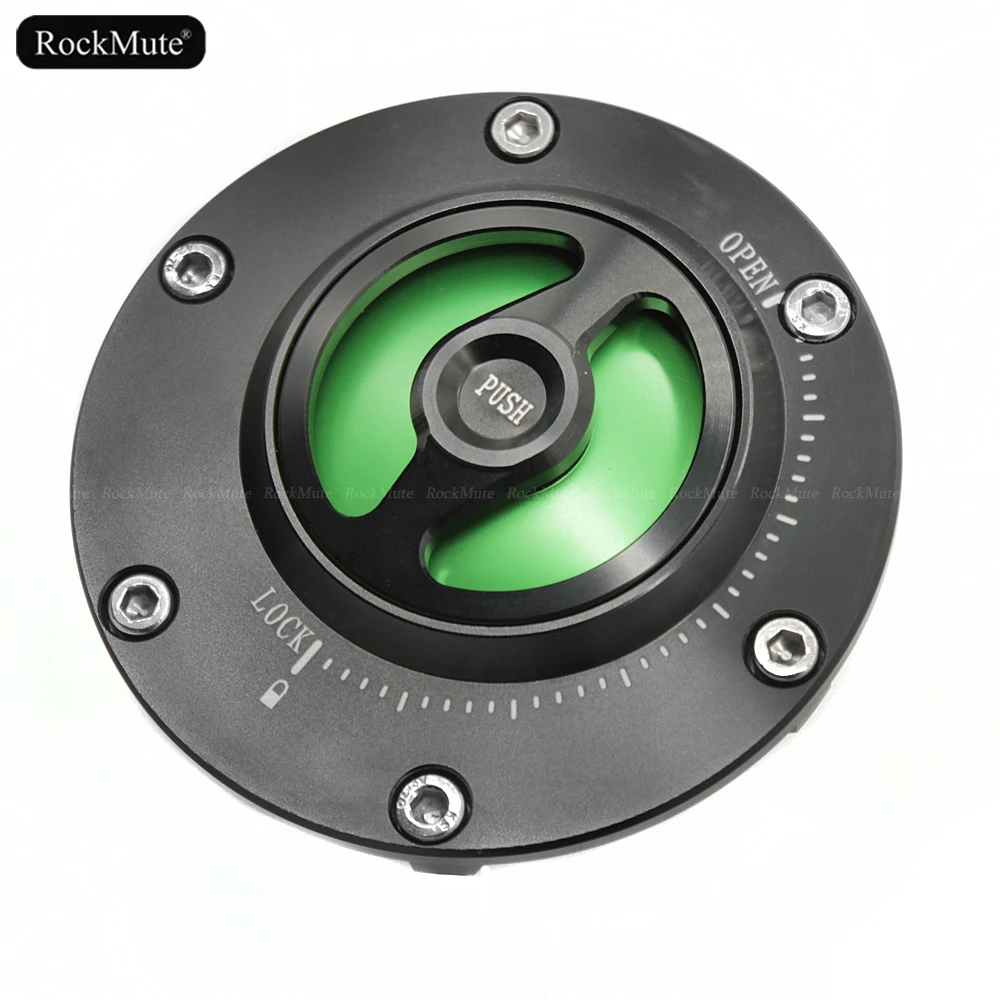 Крышка топливного бака мотоцикла для Kawasaki Ninja 300/EX300 2013-, Ninja 250/EX250 2008-2012 БЫСТРОРАЗЪЕМНАЯ крышка без ключа