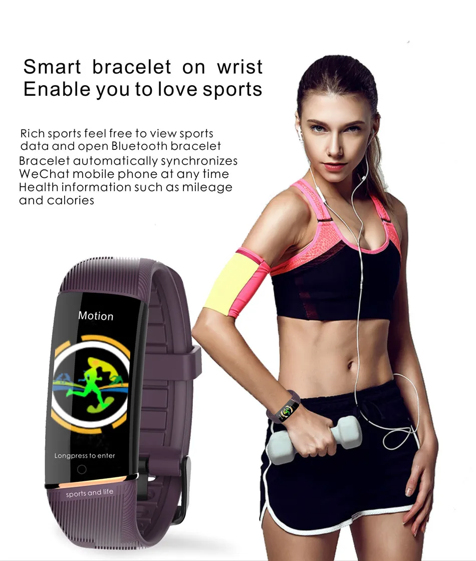 LIGE новая пара Водонепроницаемый Смарт Браслет фитнес-трекер пульсометр Монитор артериального давления спортивные умные часы для поддержания здорового образа жизни fit bit