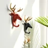 Cute Animals Key umbrella Hook Hanger Wall Hanger Design Decorative Hooks Towel for Kitchen Key Holder wall hooks decorative 5