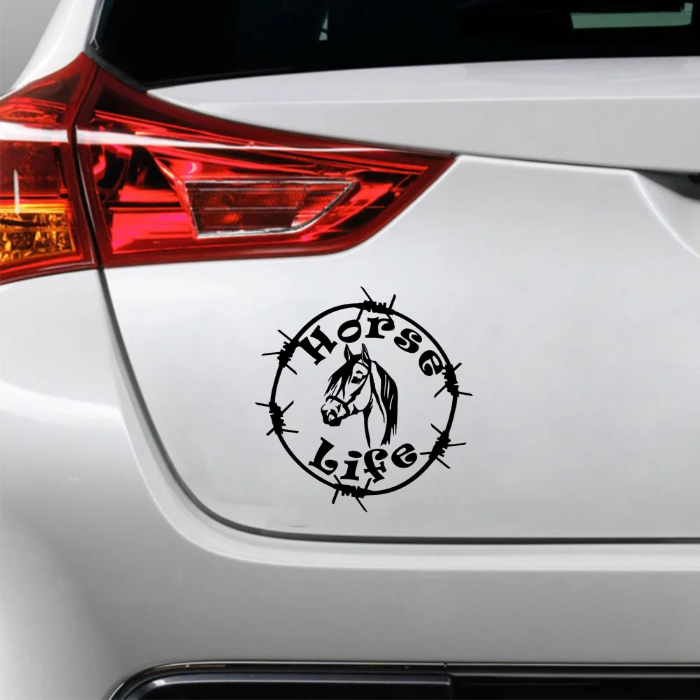 Funny Horse Car Stickers and Decals for Vehicles - Animals Vinyl Car Window Body Accessories - Decoration and Wrapping image 4