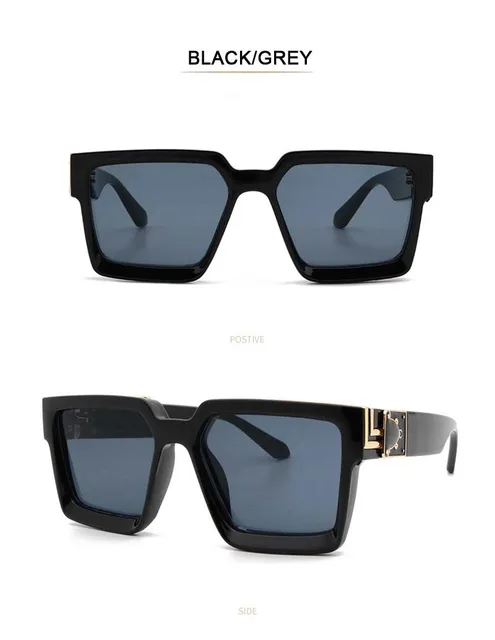 80677 Millionaire Fashion Sunglasses Brand Square Men Women