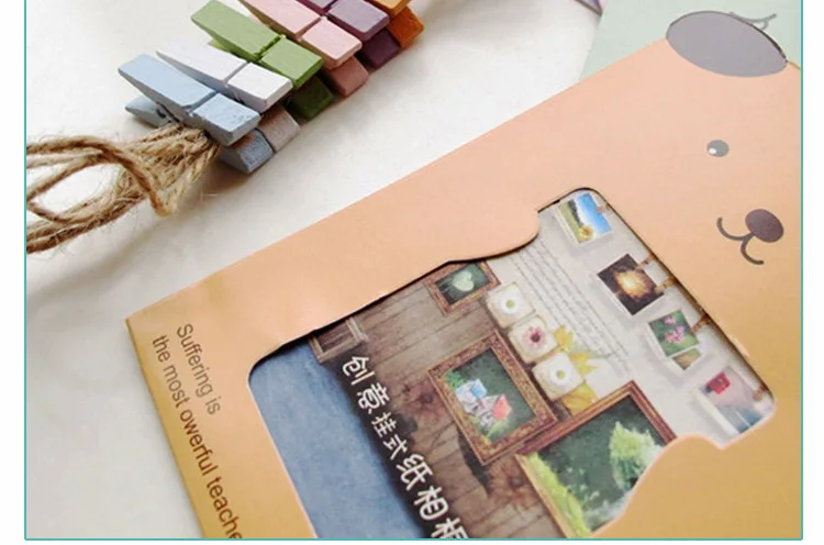 3-дюймовая пленка висит Бумага Рамка для фотографии для дома аксессуары мягкие детская комната DIY настенные украшения Настенная рама для картины отправить клип