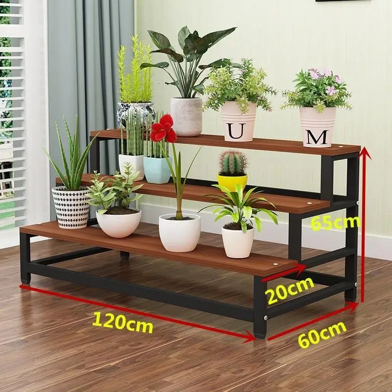 Etagere Plante Rak Bunga деревянные садовые полки для растений Suporte Flores Балконная полка