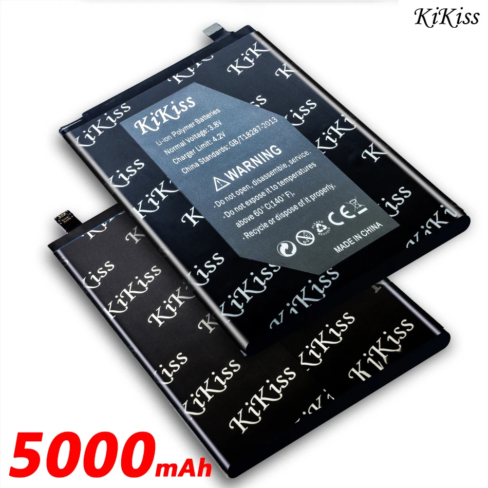 KiKiss BN43 5000 мАч для Xiaomi Redmi Note 4X 3G + 32G/для 4 глобальная версия Snapdragon 625 сменные батареи