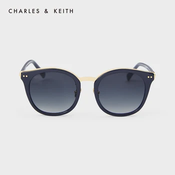 

CHARLES＆KEITH New Arrival for Autumn 2020CK3-91280228-1Women sunglasses Retro round thick frame sunglasses
