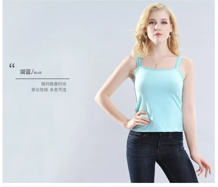 Весенне-летнее кружевное платье-майка с u-образным вырезом, женское ...