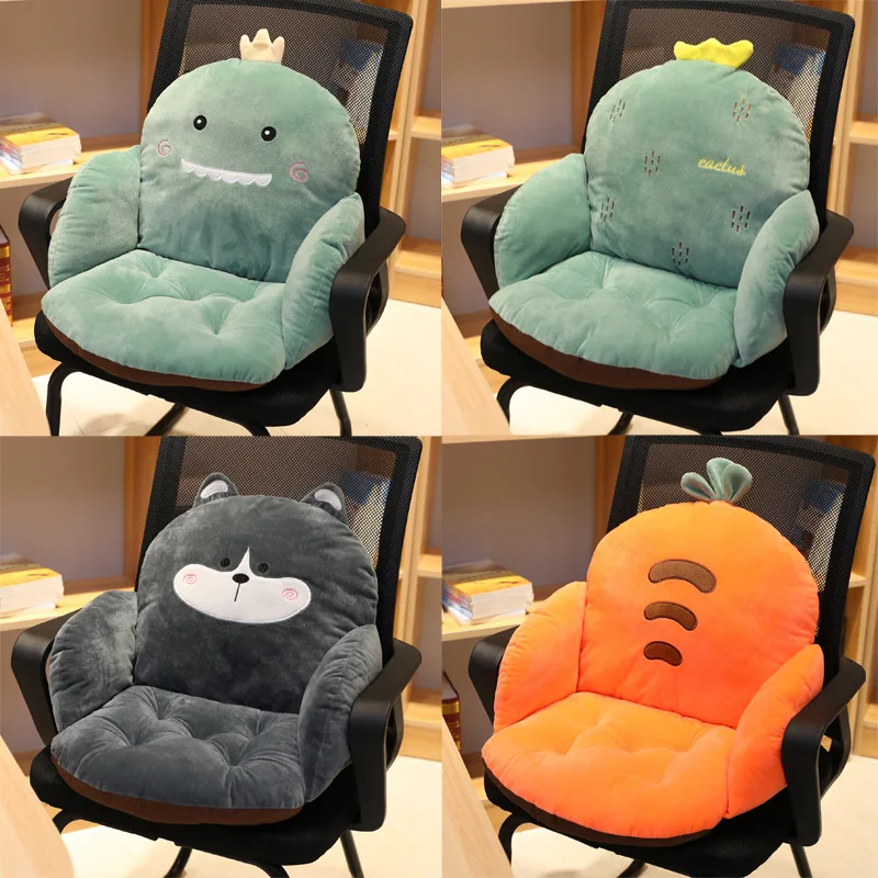 Lanke мультфильм стул подушки поясничной Поддержка, утолщаются сиденья Подушка для Одежда для дома, пляжа сидение для офиса, машины стул накладки на ягодицы