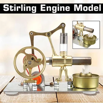 

1Pcs Stirling Engine Balance Engine Motor Model Heat Steam Education DIY Model Toy Gift For Kids