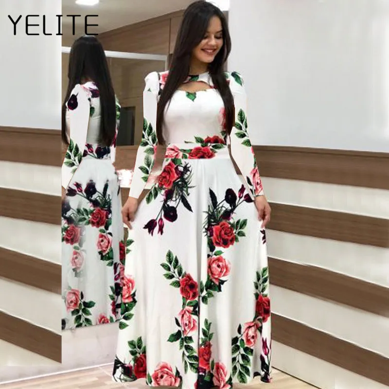 YELITE 2020 Европейское и американское женское Повседневное платье новое большого