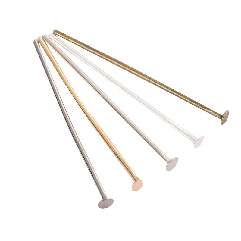 200 BRONZE HEAD PINS 35mm x 0.7mm