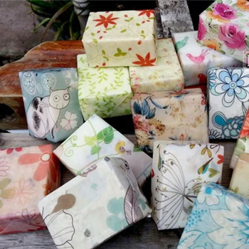 

Multi-patterns Gift Wrapper Handmade Soap Wrapping Paper Oil Wax Packaging Papers 13*21cm Free Shipping