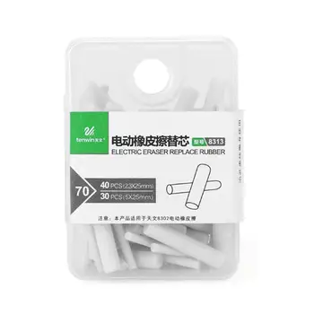 

2.3mm 5mm Electric Eraser Refill Eraser with 40 Pcs Replacement 30 Refills Erasers Erasers Sketch Pcs L6V6