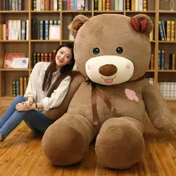 Большой медведь панда очень большая кукла Тедди ультра большие плюшевые игрушки милые унисекс Pp Хлопок Медведь объятия Женская кровать