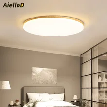 Северной Европе-Стиль ультра-тонкий светодиодный Спальня лампа потолочный светильник круг минималистическая Современная Освещение в гостиную потолочный светильник Glori