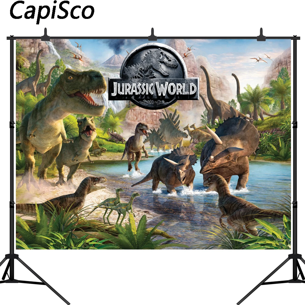 Jurassic Park Background Dinosaurs Jurassic Park Birthday Backdrop