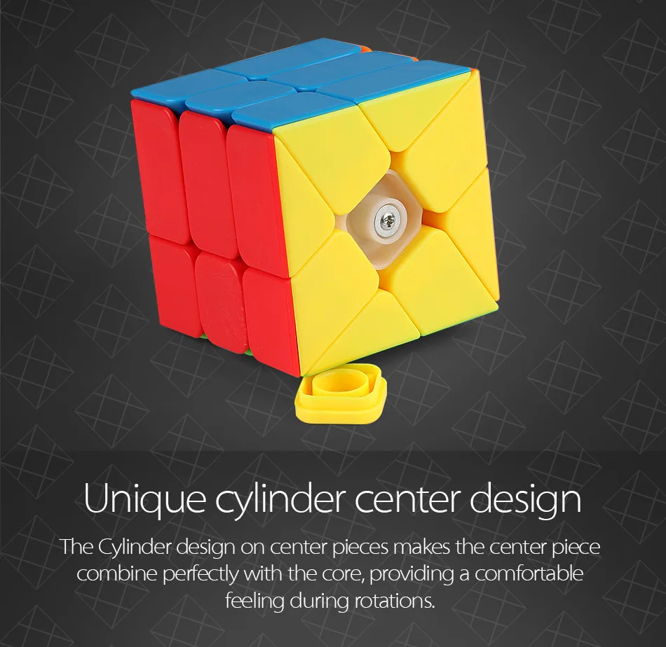 Moyu Mofangjiaoshi 5,7 см ветряная мельница кубик без наклеек магический скоростной зеркальный куб Cubing класс Cubo Magico