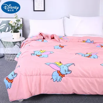 

2019 New Spring Summer Elephant Blanket Throw Soft Cotton Cartoon for Children on Bed Sofa Couch woolen blanket Lightweight