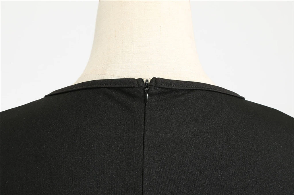 JAYCOSIN Christmas Dress Autumn Women Long Sleeve Winter Dress Vintage 50s 60s Gothic New Year Festival Winter Dresses 918