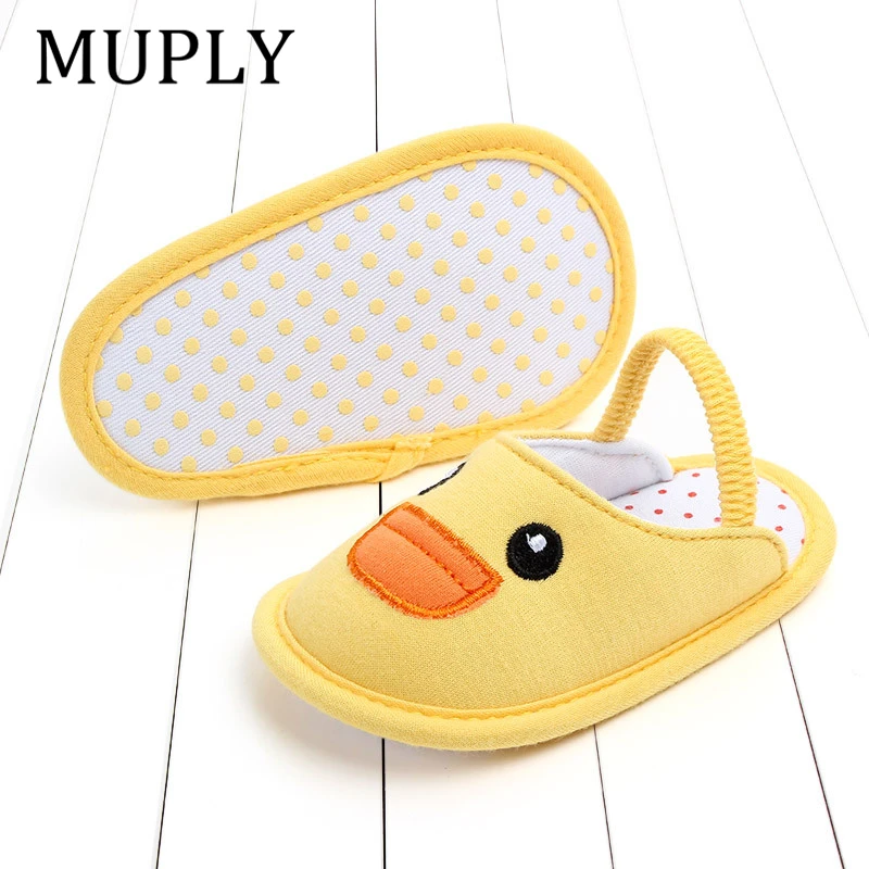 Cartoon animal Baby Shoes Summer Cute Infant Slippers Soft Sole Anti-Slip for Newborns