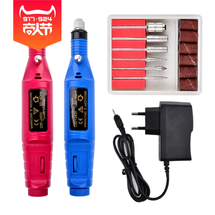 

1 Set ding zuan ji Electric Grinding Machine Nail Polishing Machine Manicure Tools Exfoliation Profession Tool