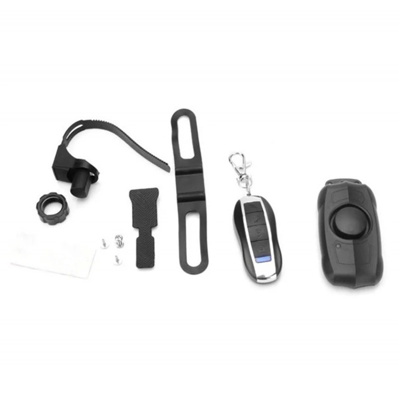 Usb Rechargeable Wireless Anti-Theft Vibration Motorcycle Bike Bicycle Security Lock Alarm With Remote Control bisiklet aksesuar