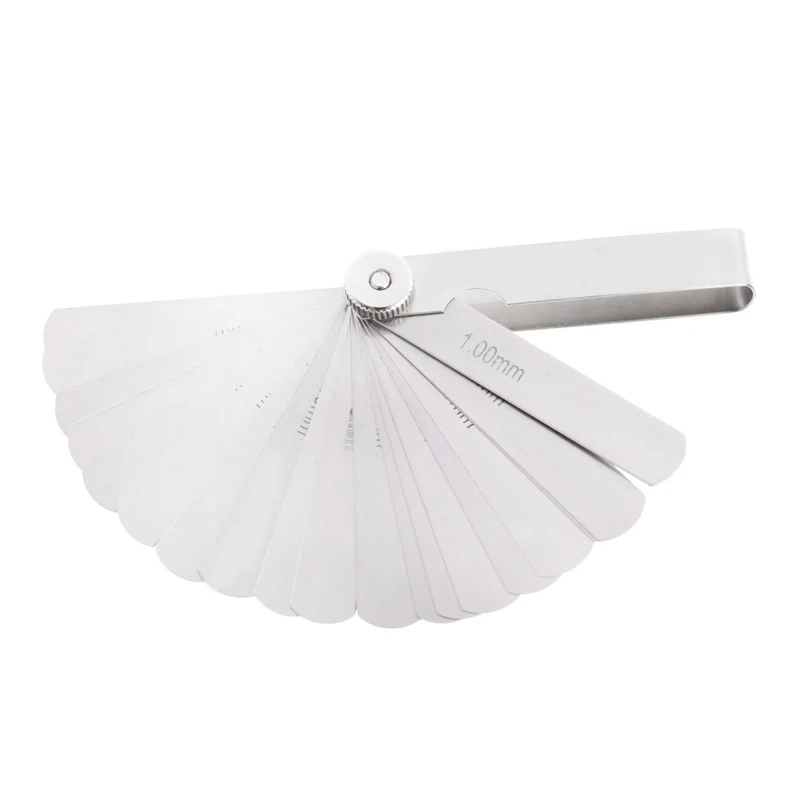 14 Blade 0.05-1mm Feeler Gauge Gage Thickness Measurment Tool Metric Gap Filler feeler gauge
