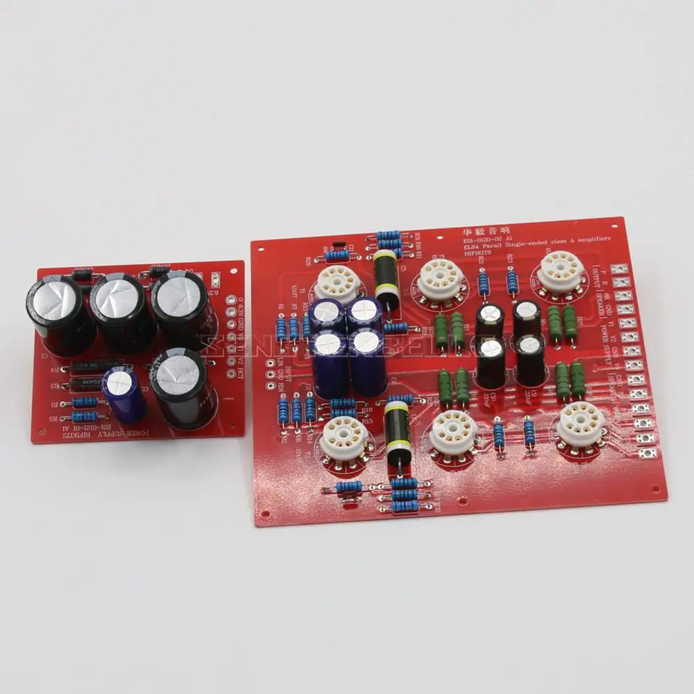 EL84 Class A Parallel Single-ended Amplifier Board + Power Supply Board Finished&DIY Kit 