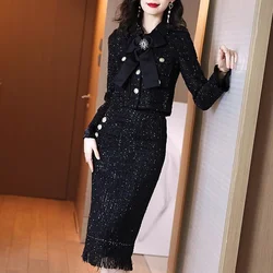 Oodji – costume rétro français pour femmes, loisirs, automne hiver, nouvelle jupe ajustée aux hanches, pantalon Harem décontracté, Cargo, deux pièces, 2021 