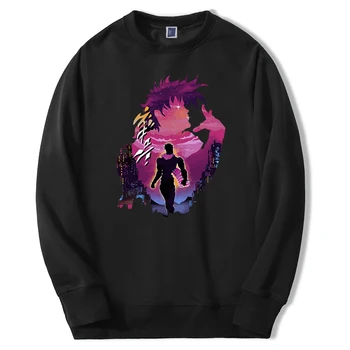 

Japan Anime JOJO Hoodie Jojos Bizarre Adventure Men Hoodies Sweatshirt 2020 New Arrival Crewneck Sweatshirts Fleece Sportswear