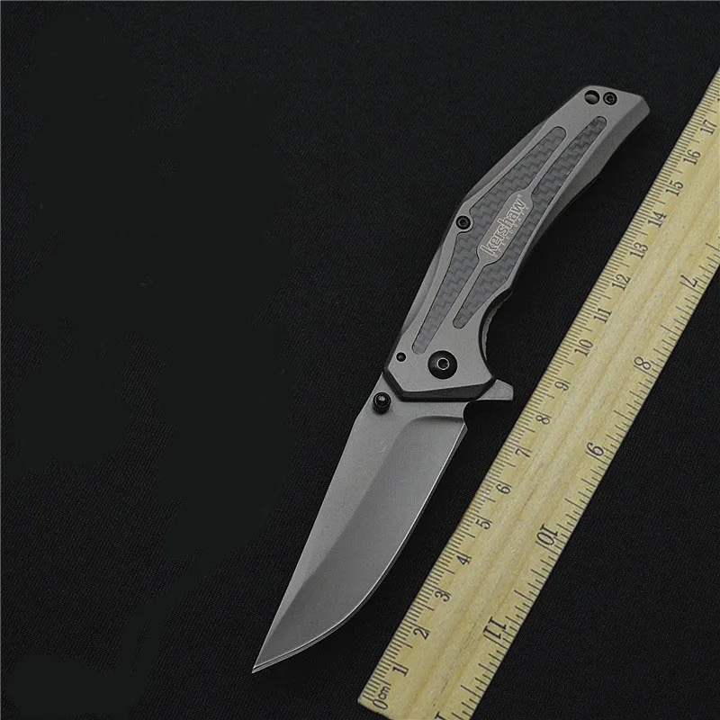 Kershaw 8300 складной нож 8Cr13Mov лезвие все стали титановое покрытие+ карбоновая ручка карманный Кемпинг Рыбалка выживания EDC