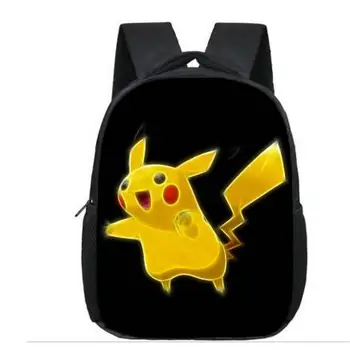 

Hot Sale Pokemon Go Backpack Kindergarten Kids Rucksack Beautiful Pikachu Printing Pattern Kids Kindergarten Backpack Cute Bag