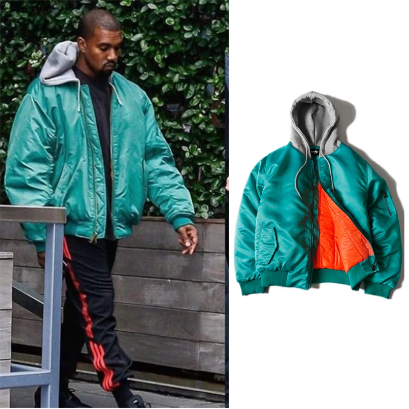 Kanye West/зимние куртки и пальто с капюшоном для мужчин толстая ветровка куртка