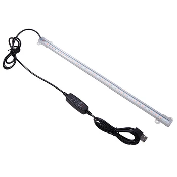 

USB Powered With Timer LED Grow Light Flower Seedling Greenhouse Aluminum Tent For Indoor Plants 3 Colors 5 Dimmable Levels