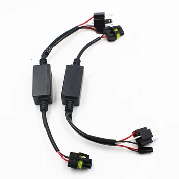

2pc H4 HID Relay Harness HI/LO bi Xenon Wiring Wire 12v auto wire adapter socket connector for h4 bi-xenon hid kit