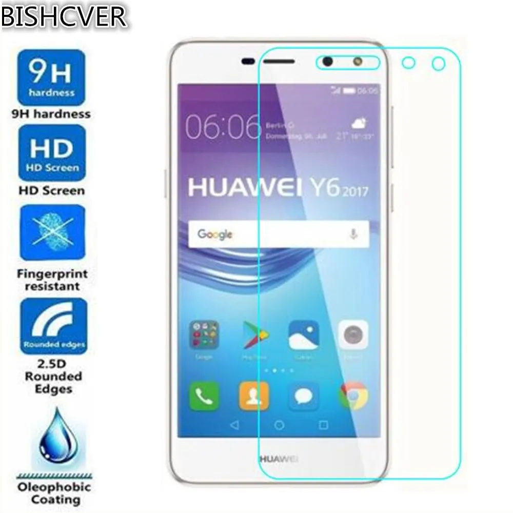 

For Huawei Y6 2017 Glass MYA-L11 MYA-L41 Glass Screen Protector 2.5D 9H Premium Tempered Glass For Huawei Y6 2017 Phone Film